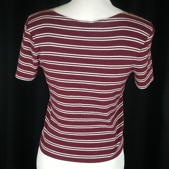 Forever 21 crop striped top. Size L - Picture 5 of 9